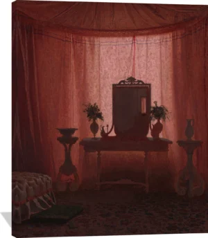 A Bedroom in Bernstorff Palace near Copenhagen