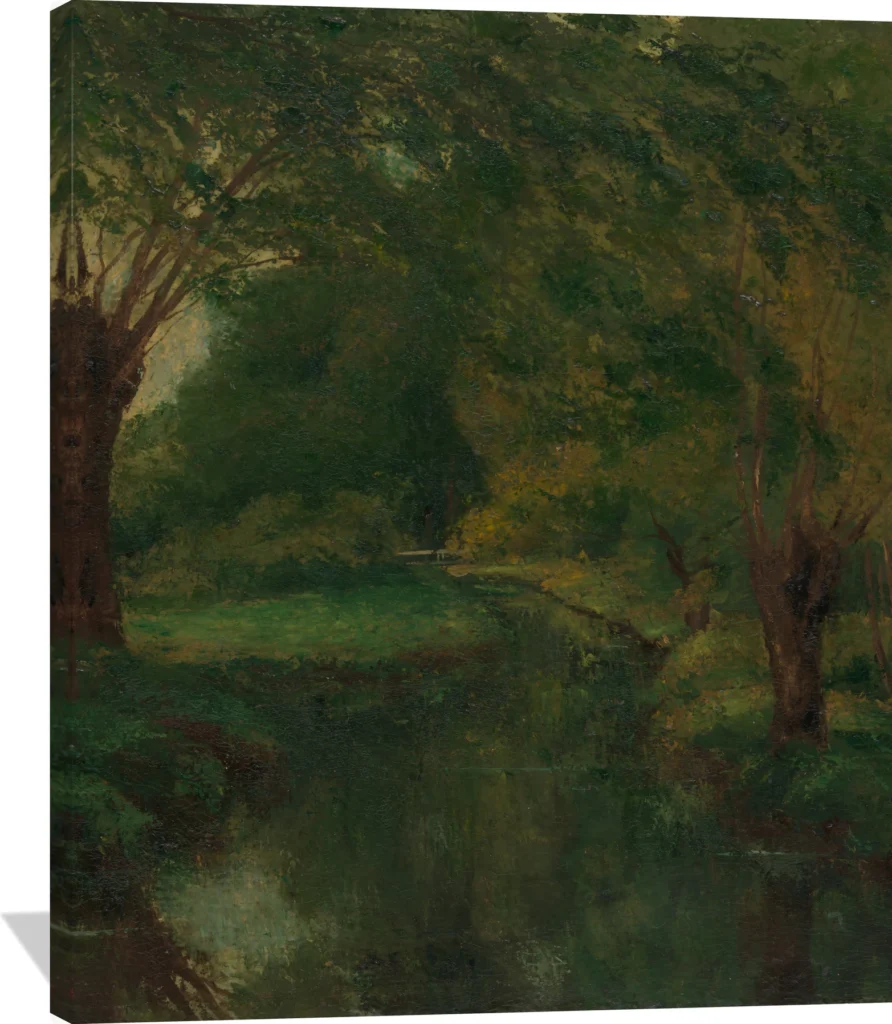 A Brook in a Clearing (possibly "Brook, Valley of Fontcouverte; Study")