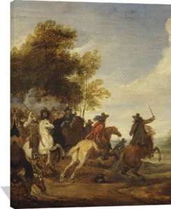 Artwork by Adam Frans van der Meulen