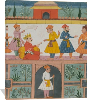 A Messenger is Dispatched:  Page from a Dispersed Manuscript