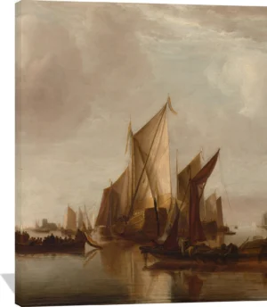 A State Yacht and Other Craft in Calm Water