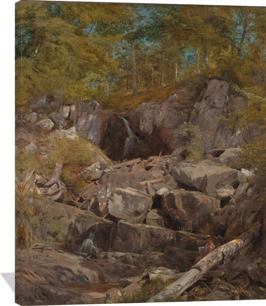 A Study of Trap Rock (Buttermilk Falls)