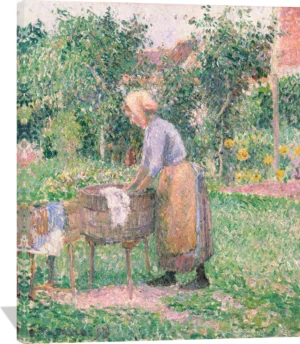 A Washerwoman at Eragny