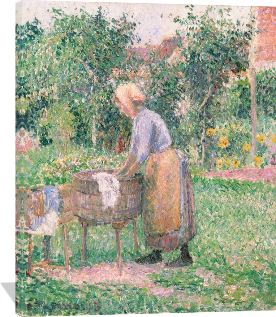 A Washerwoman at Eragny