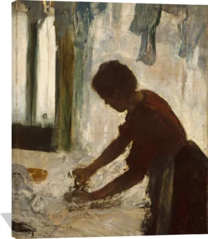 A Woman Ironing