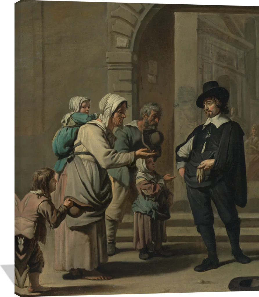 Beggars at a Doorway