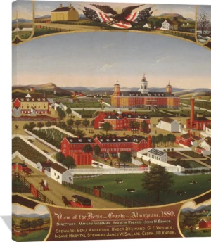 Berks County Almshouse, 1880