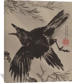 Crow and Willow Tree
