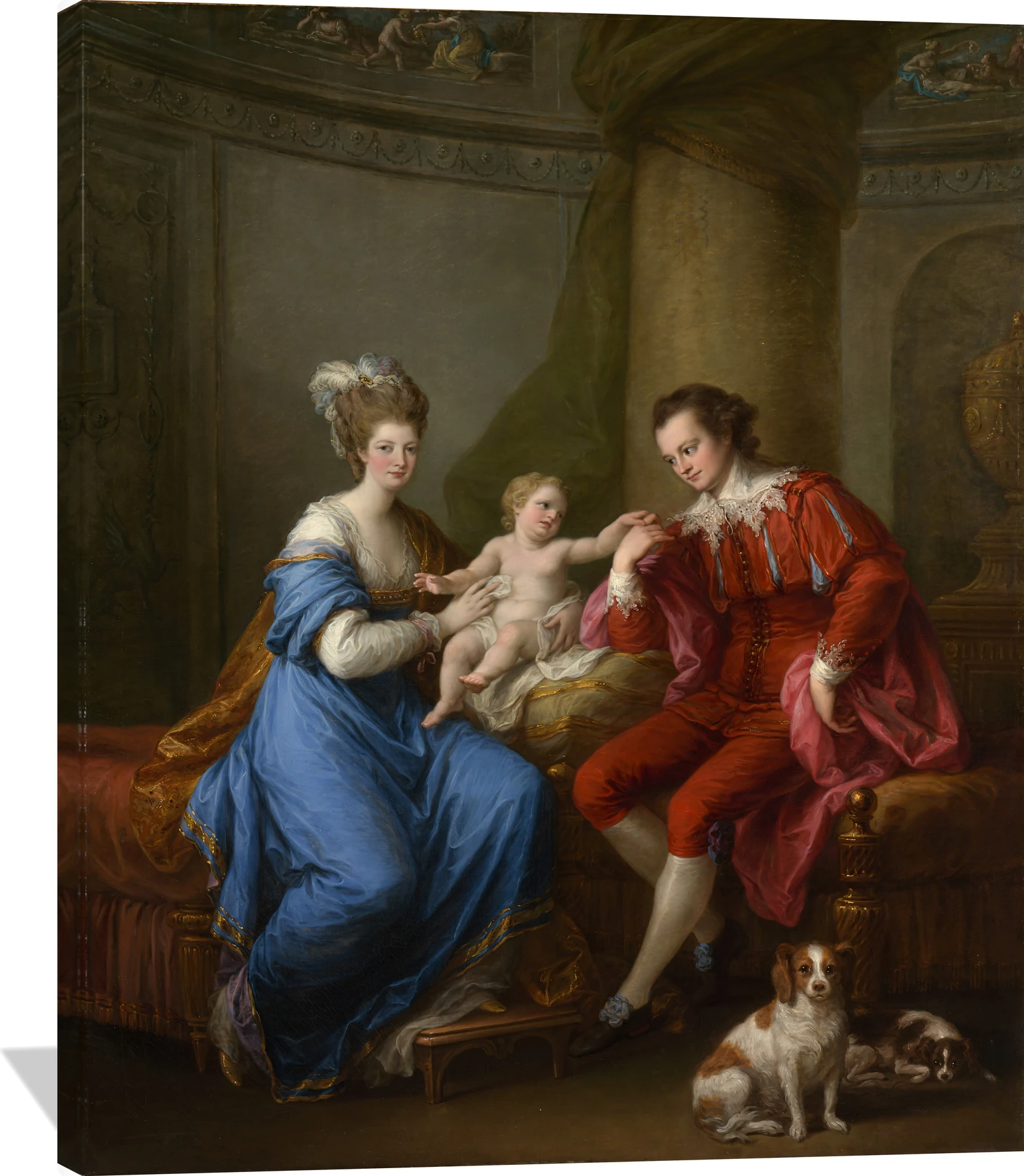 Edward Smith Stanley (1752–1834), Twelfth Earl of Derby, Elizabeth, Countess of Derby (Lady Elizabeth Hamilton, 1753–1797), and Their Son (Edward Smith Stanley, 1775–1851)