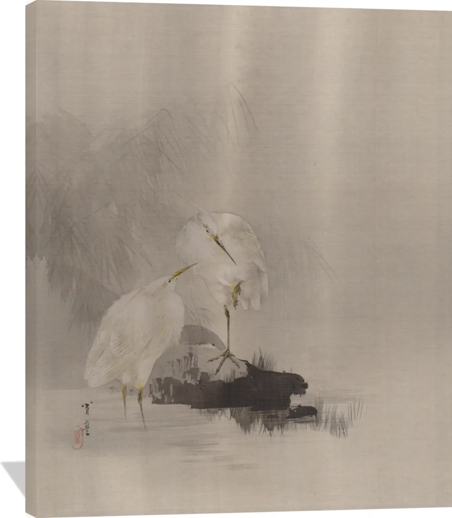 Egrets at the Water's Edge