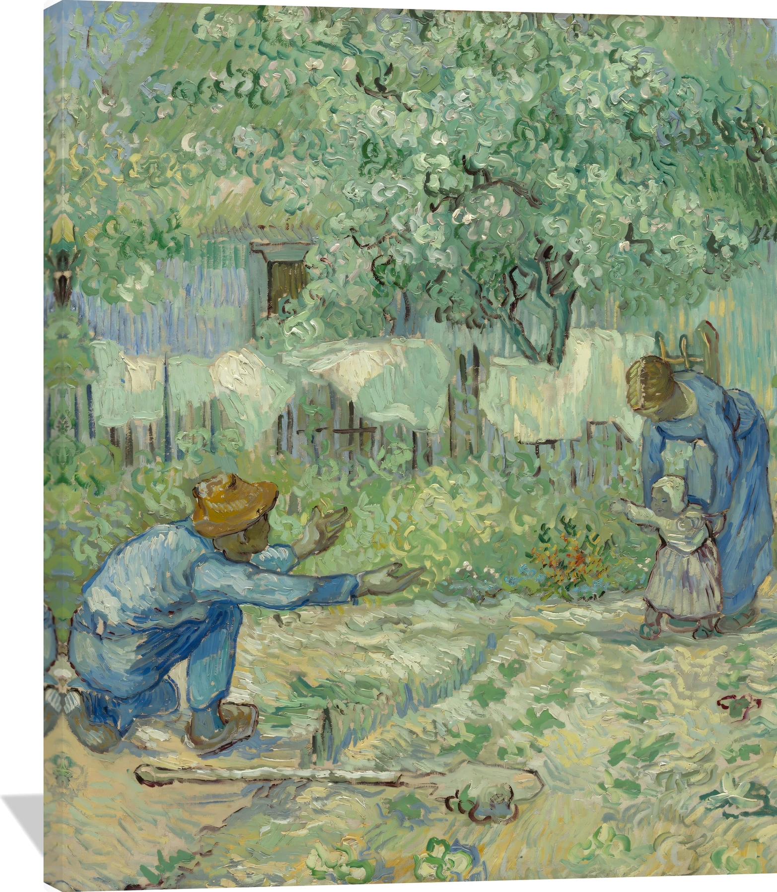 First Steps, after Millet