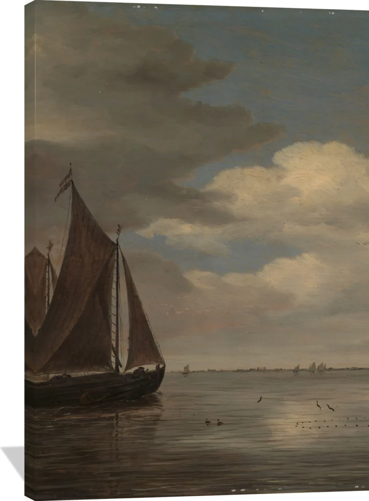 Fishing Boats on a River