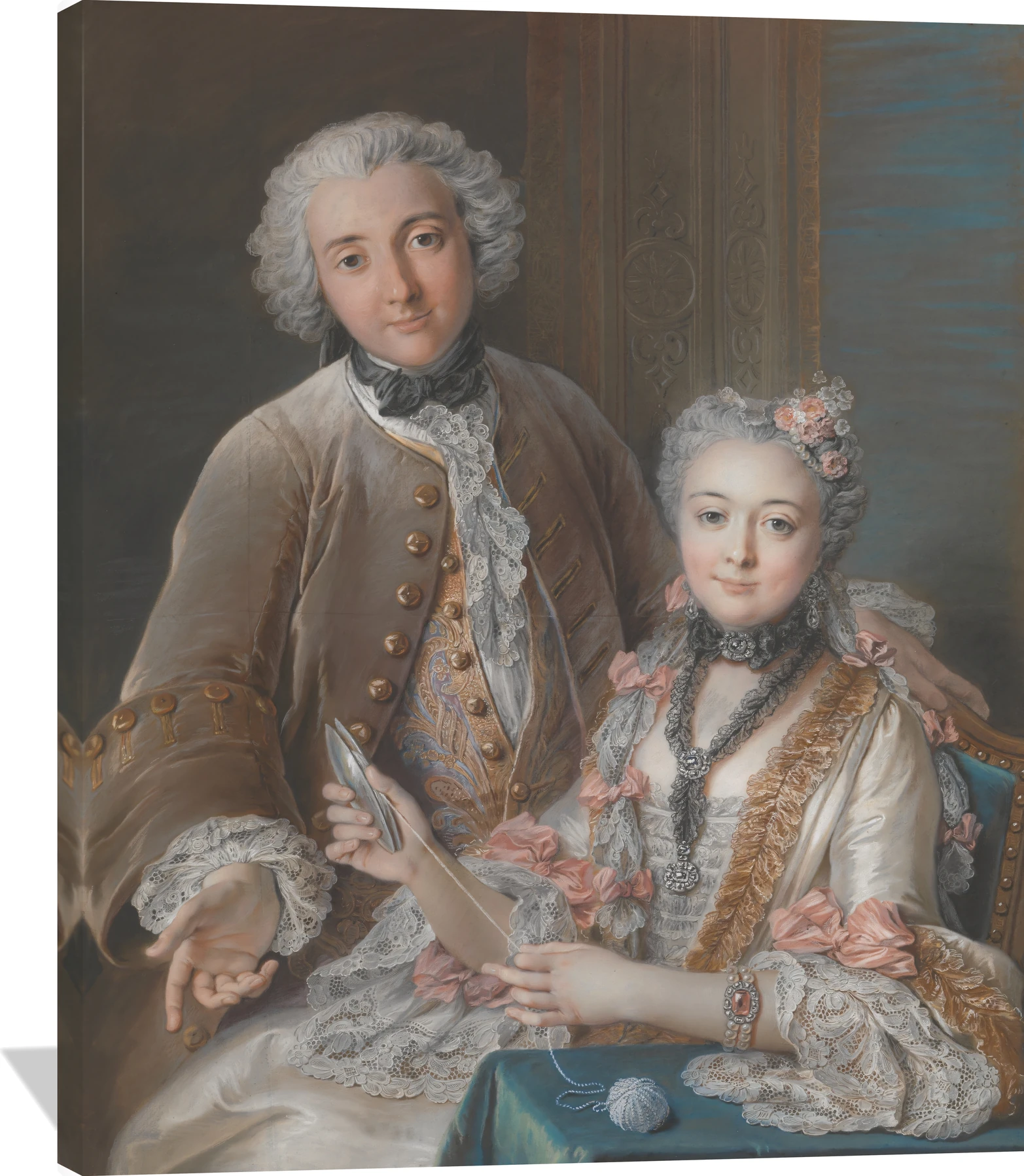 François de Jullienne (1722–1754) and Marie Elisabeth de Jullienne (Marie Elisabeth de Séré de Rieux, 1724–1795)