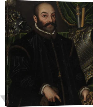Guidobaldo II della Rovere, Duke of Urbino (1514–1574), With his  Armor by Filippo Negroli