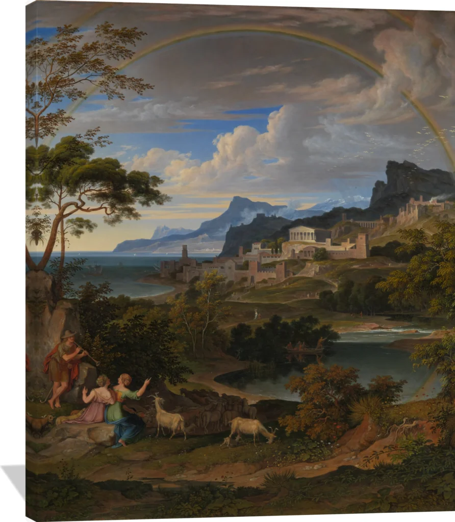 Heroic Landscape with Rainbow