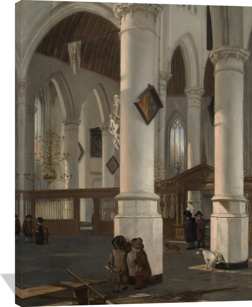 Interior of the Oude Kerk, Delft