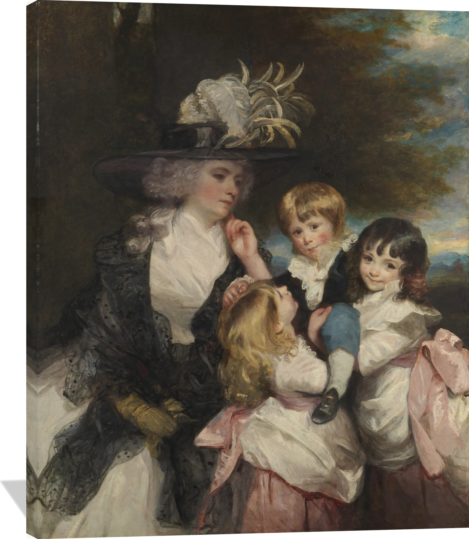Lady Smith (Charlotte Delaval) and Her Children (George Henry, Louisa, and Charlotte)