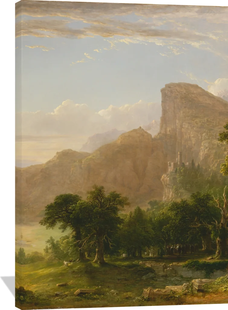 Landscape—Scene from "Thanatopsis"