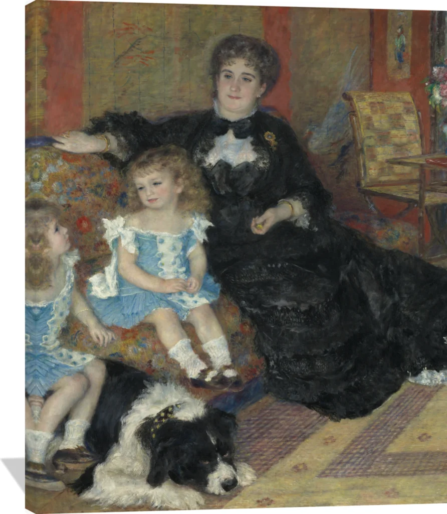 Madame Georges Charpentier (Marguerite-Louise Lemonnier, 1848–1904) and Her Children, Georgette-Berthe (1872–1945) and Paul-Emile-Charles (1875–1895)