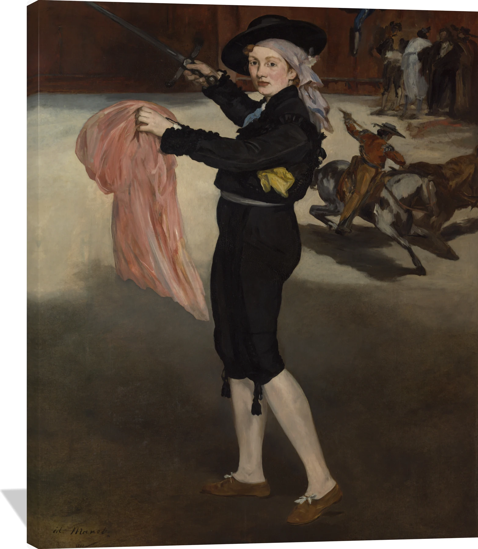 Mademoiselle V. . . in the Costume of an Espada