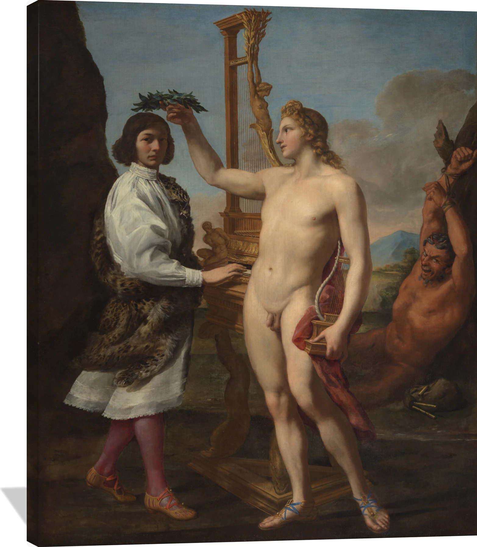 Marcantonio Pasqualini (1614–1691) Crowned by Apollo