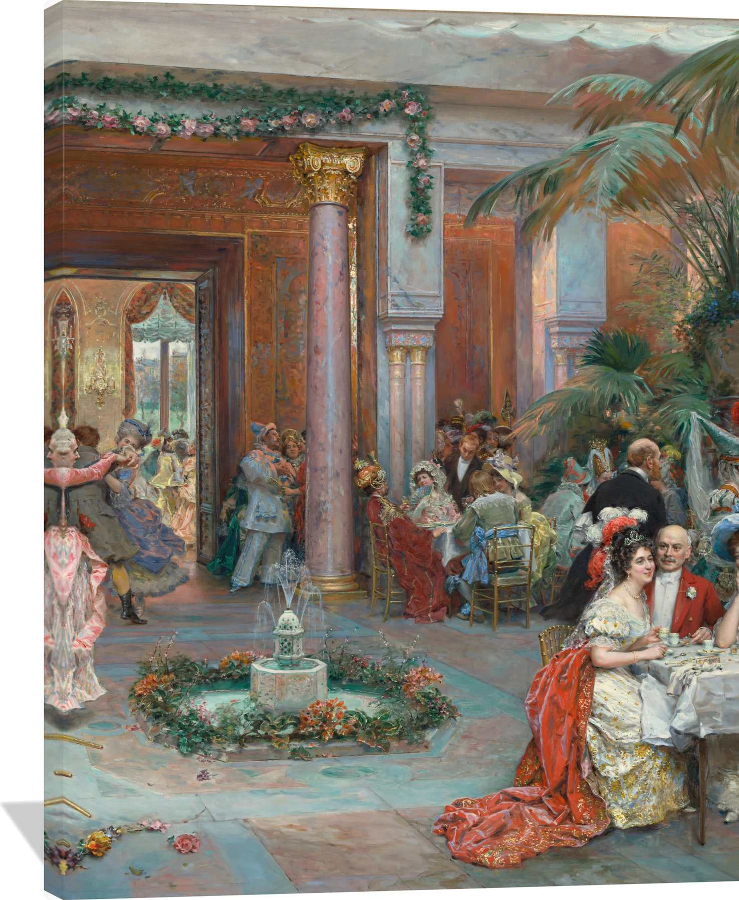 Masquerade Ball at the Ritz Hotel, Paris