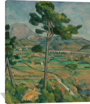 Mont Sainte-Victoire and the Viaduct of the Arc River Valley