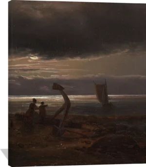 Mother and Child by the Sea