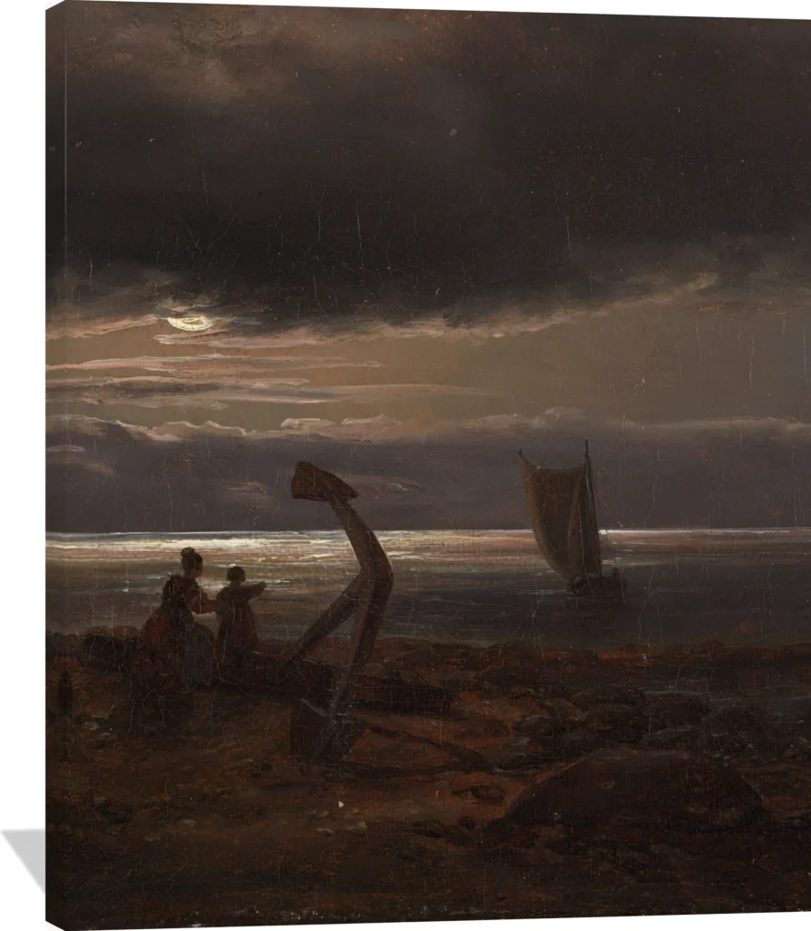 Mother and Child by the Sea