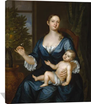 Mrs. Francis Brinley and Her Son Francis