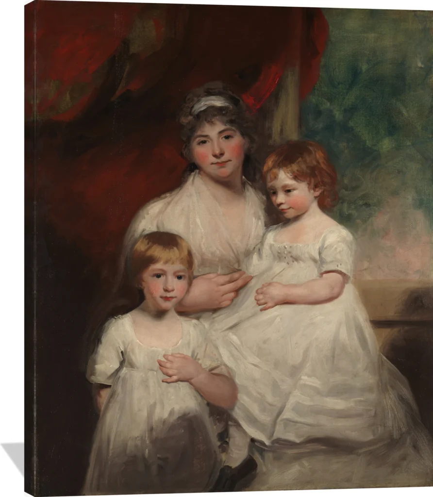 Mrs. John Garden (Ann Garden, 1769–1842) and Her Children, John (1796–1854) and Ann Margaret (born 1793)
