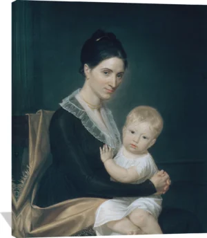 Mrs. Marinus Willett and Her Son Marinus, Jr.