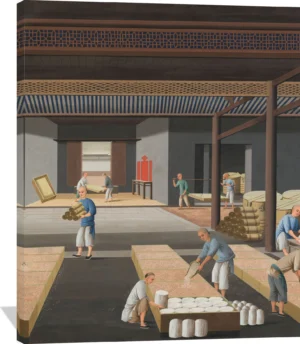 Packing Porcelain in Canton for Shipment to the West