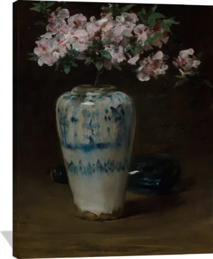 Pink Azalea—Chinese Vase