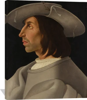 Portrait of a Man in Profile