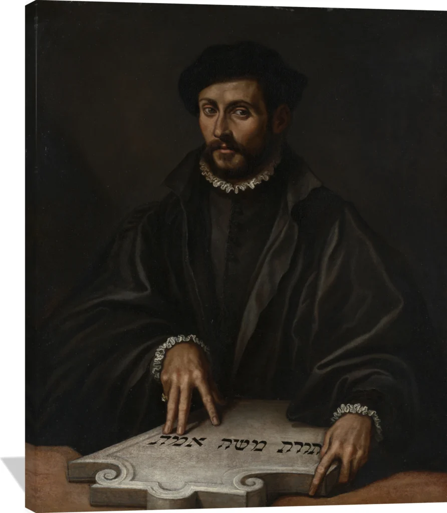 Portrait of a Man with a Hebrew Tablet