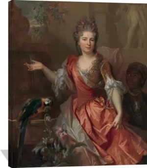 Portrait of a Woman and an Enslaved Servant