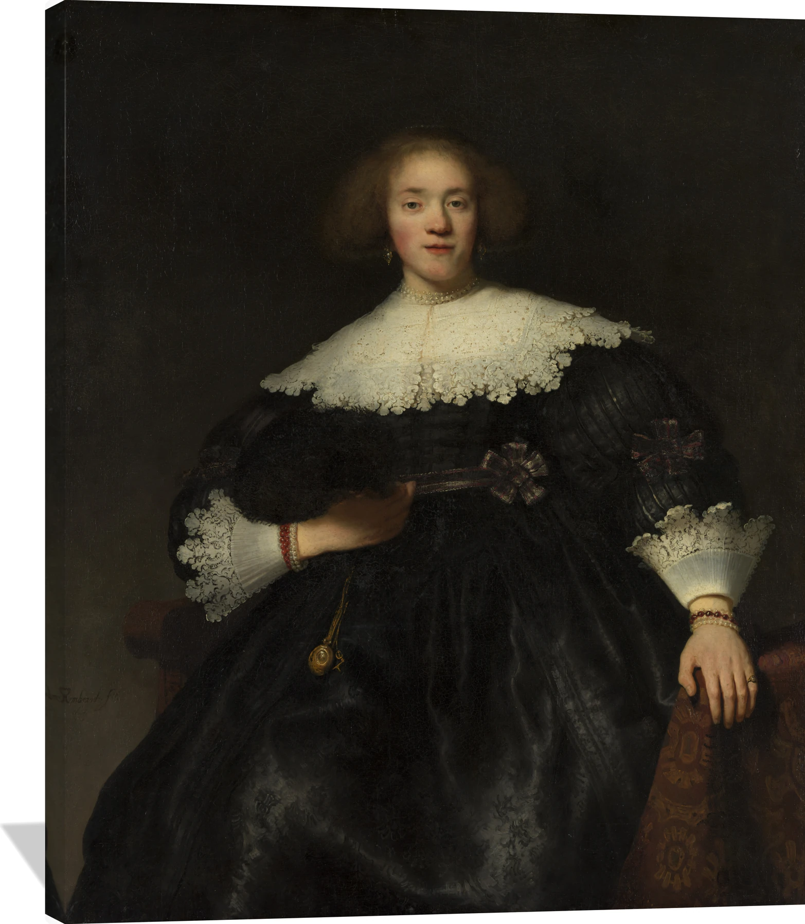 Portrait of a Young Woman with a Fan