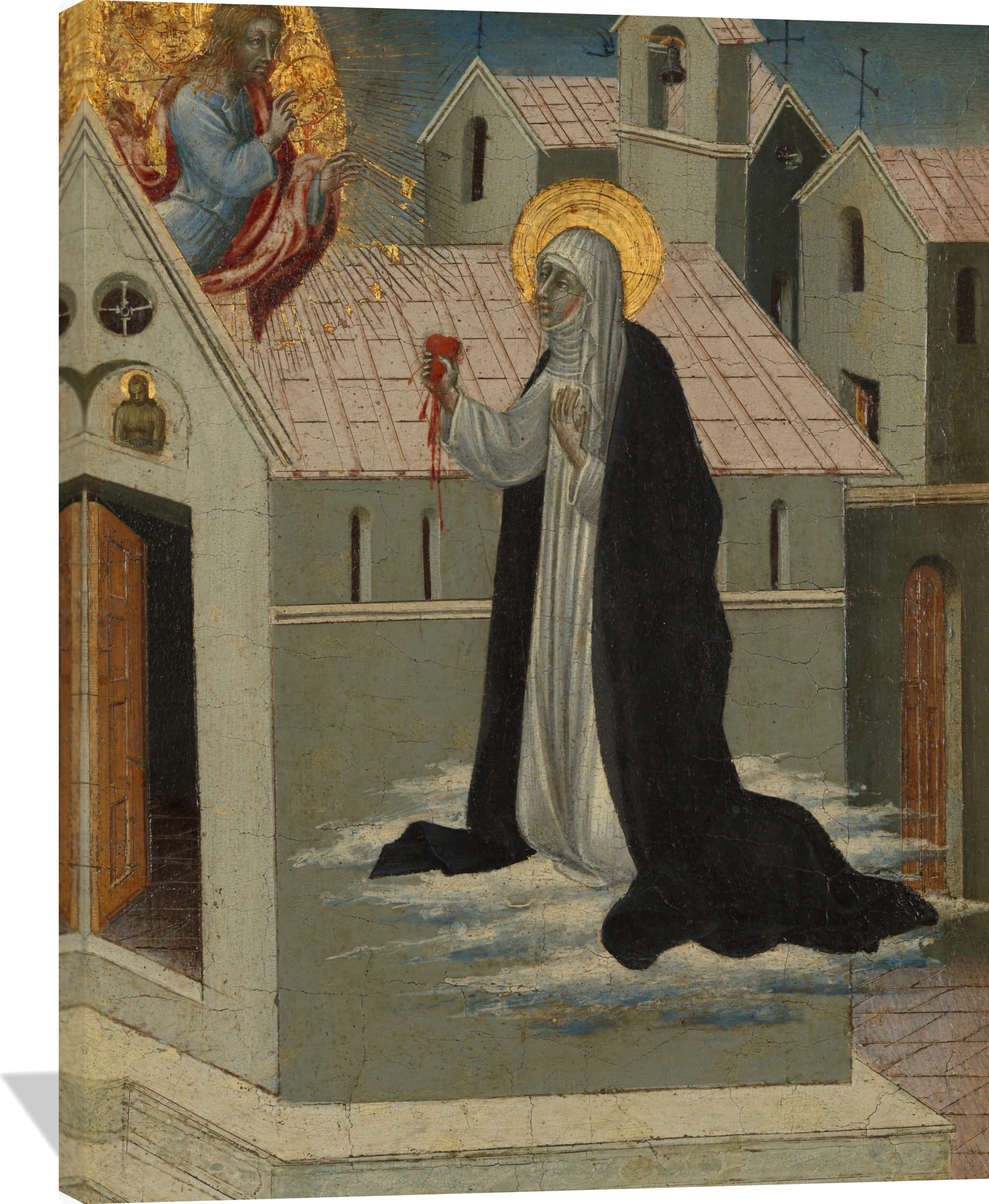 Saint Catherine of Siena Exchanging Her Heart with Christ