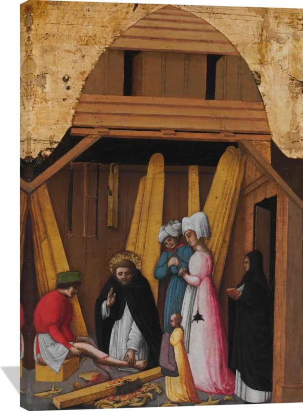 Saint Peter Martyr Healing the Leg of a Young Man