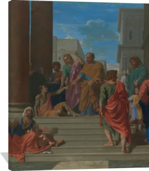 Saints Peter and John Healing the Lame Man