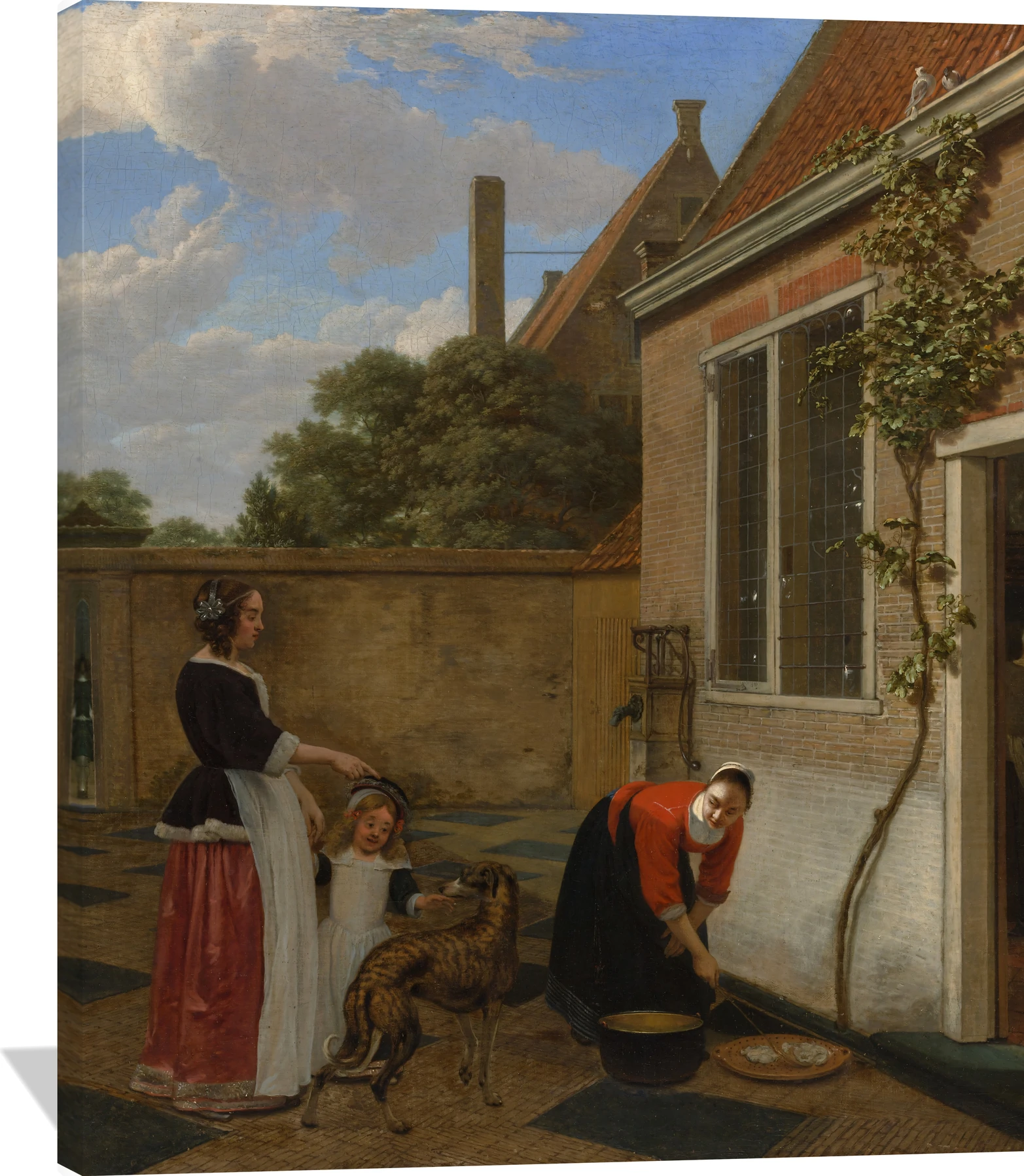 Scene in a Courtyard