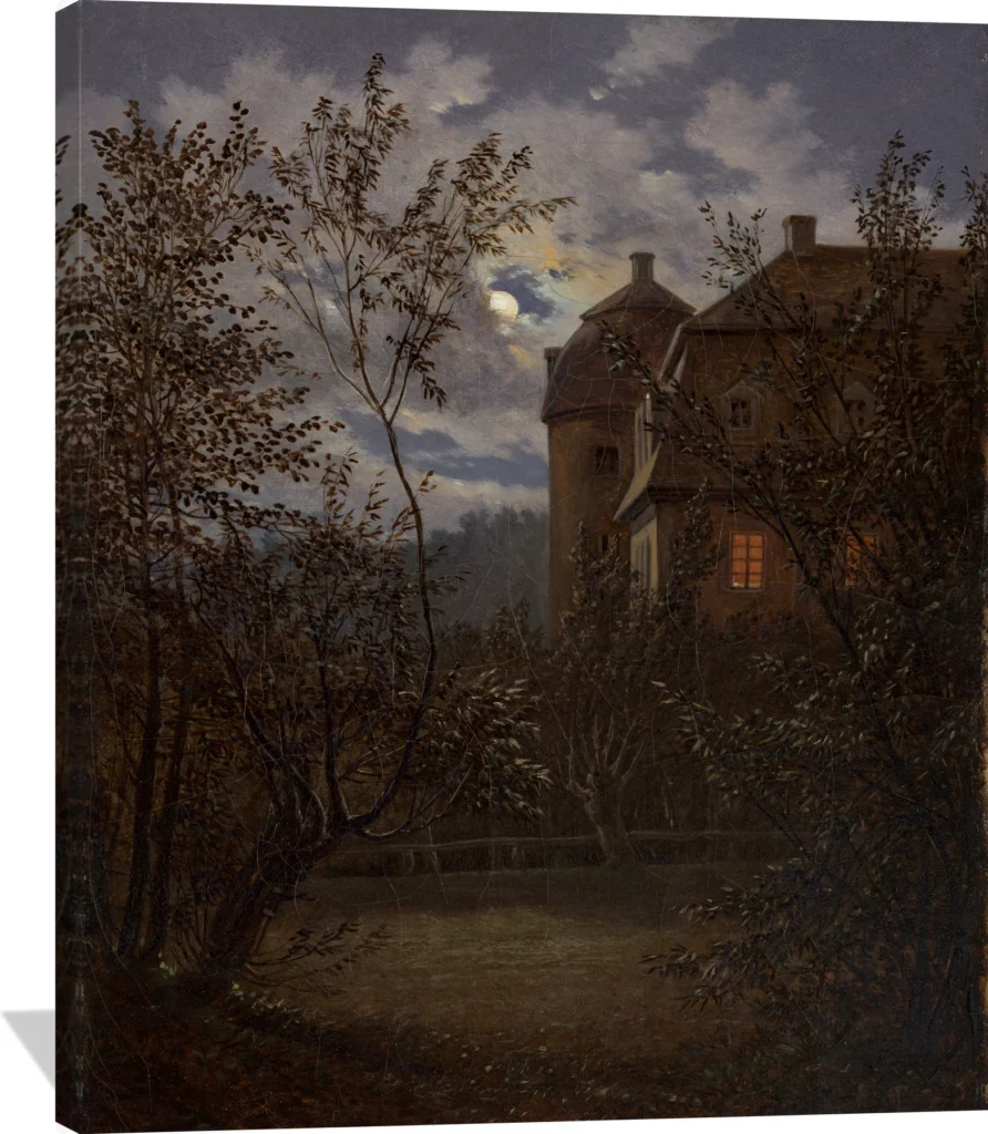 Schloss Milkel in Moonlight