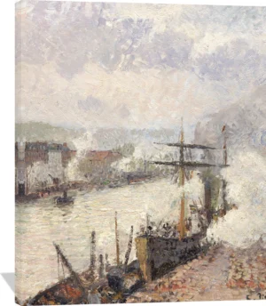 Steamboats in the Port of Rouen