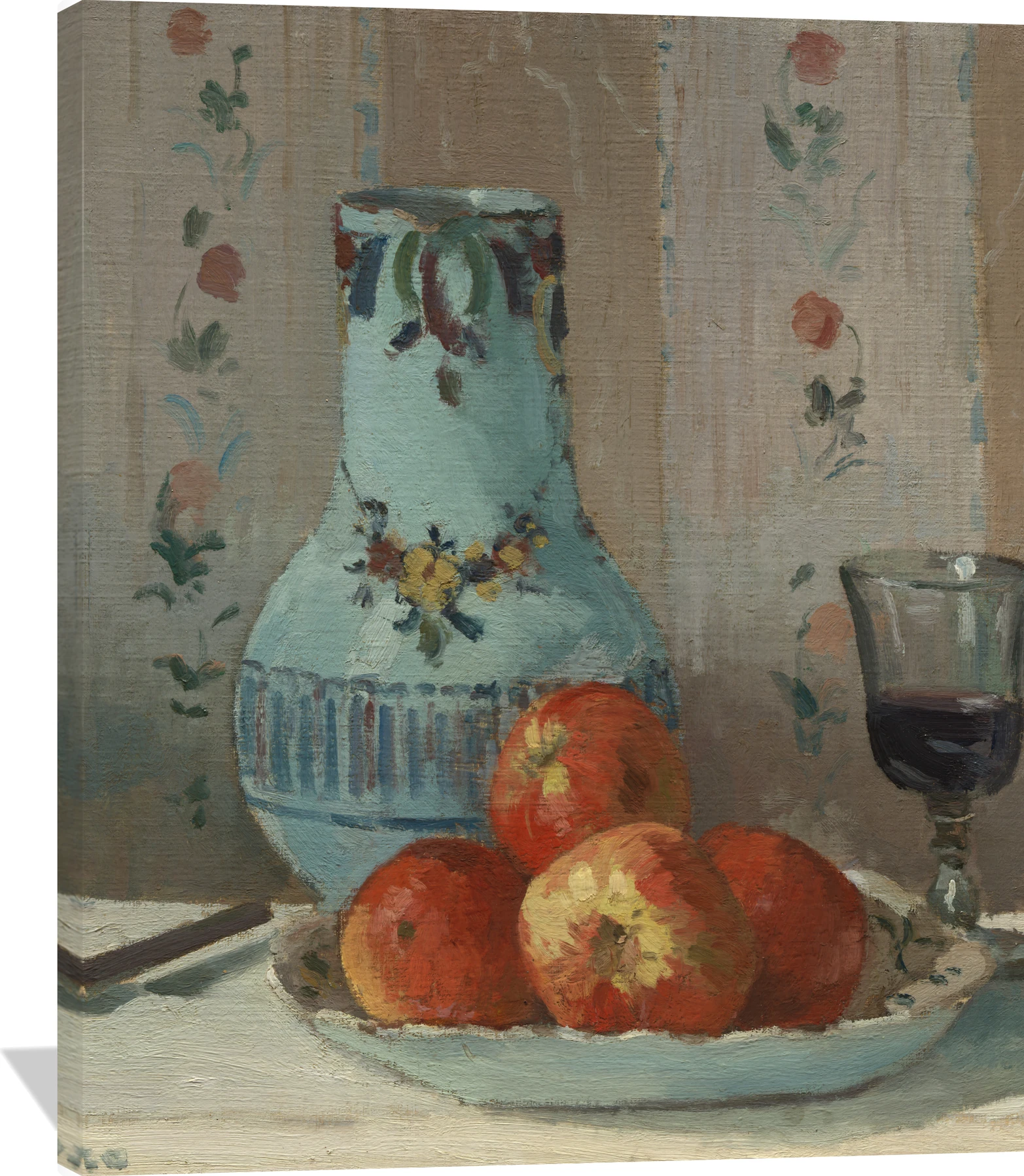 Still Life with Apples and Pitcher