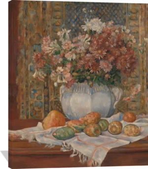 Still Life with Flowers and Prickly Pears