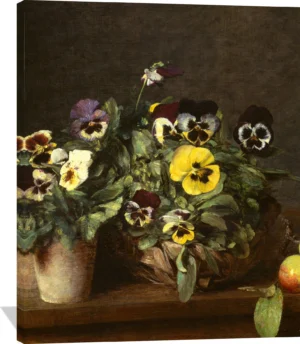 Still Life with Pansies