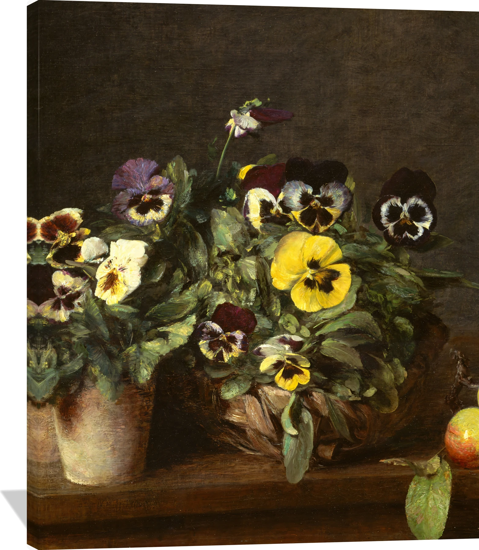 Still Life with Pansies