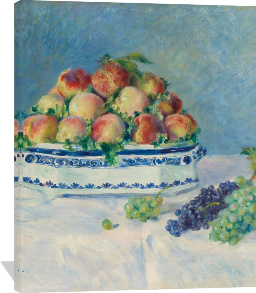 Still Life with Peaches and Grapes