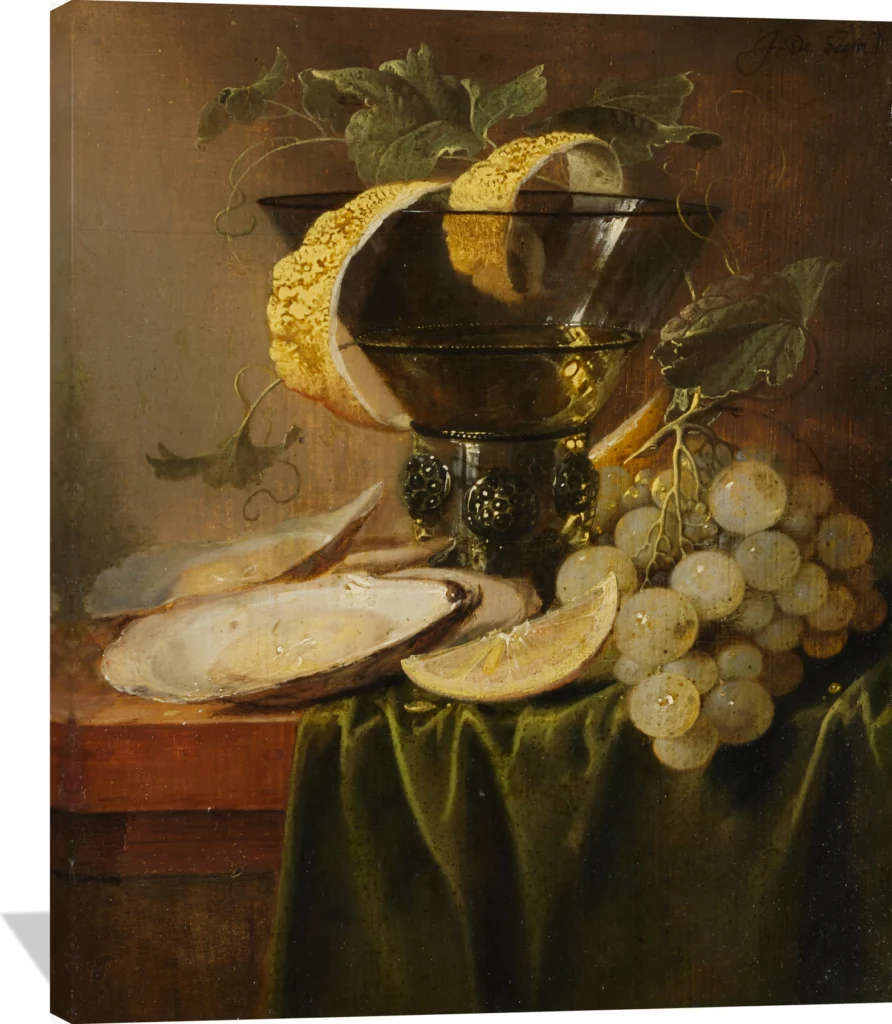 Still Life with a Glass and Oysters